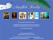 Tablet Screenshot of angelfishjewelry.com